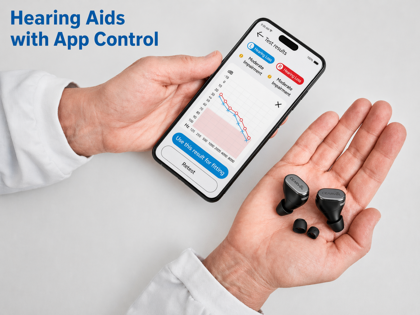 hearing aids with app control