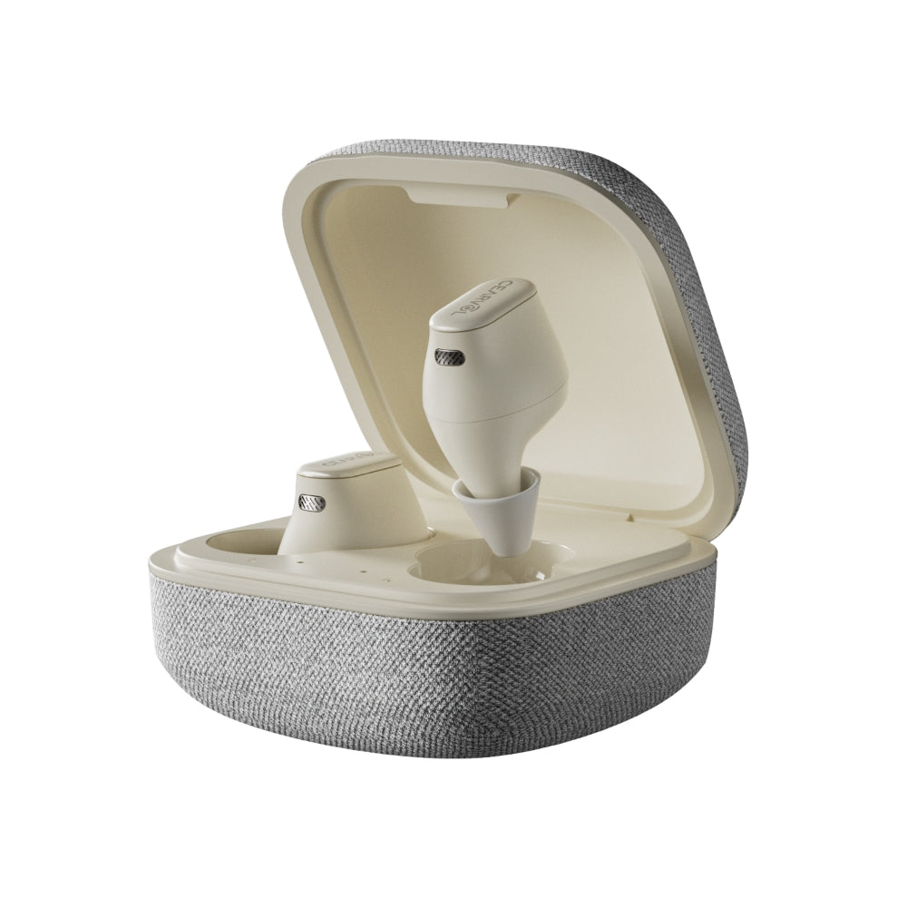 Cearvol Wave Lite AI Hearing Aids with Fabric Case - Starlight (2)