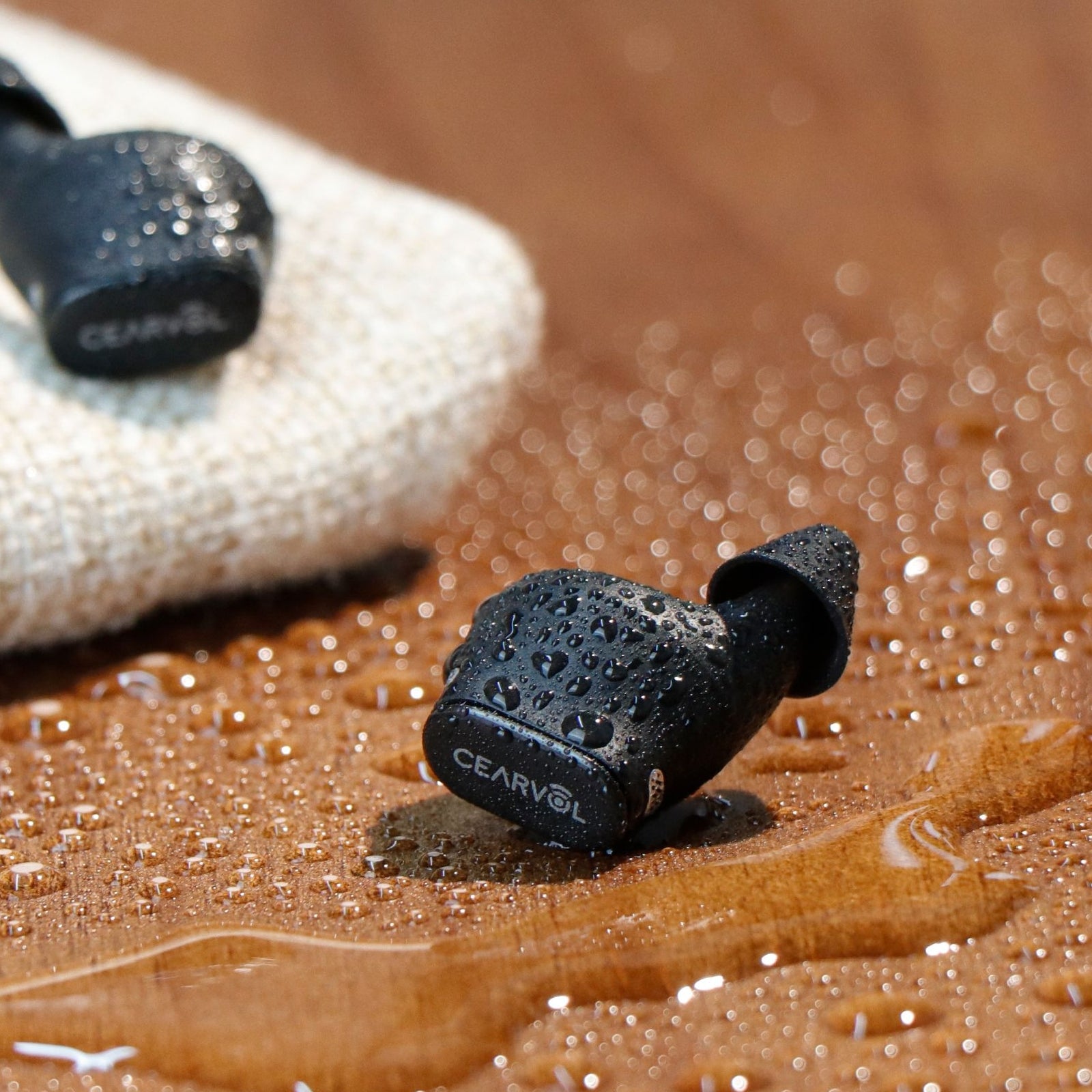 Cearvol Wave Lite AI Hearing Aids with Fabric Case - Midnight (waterproof)