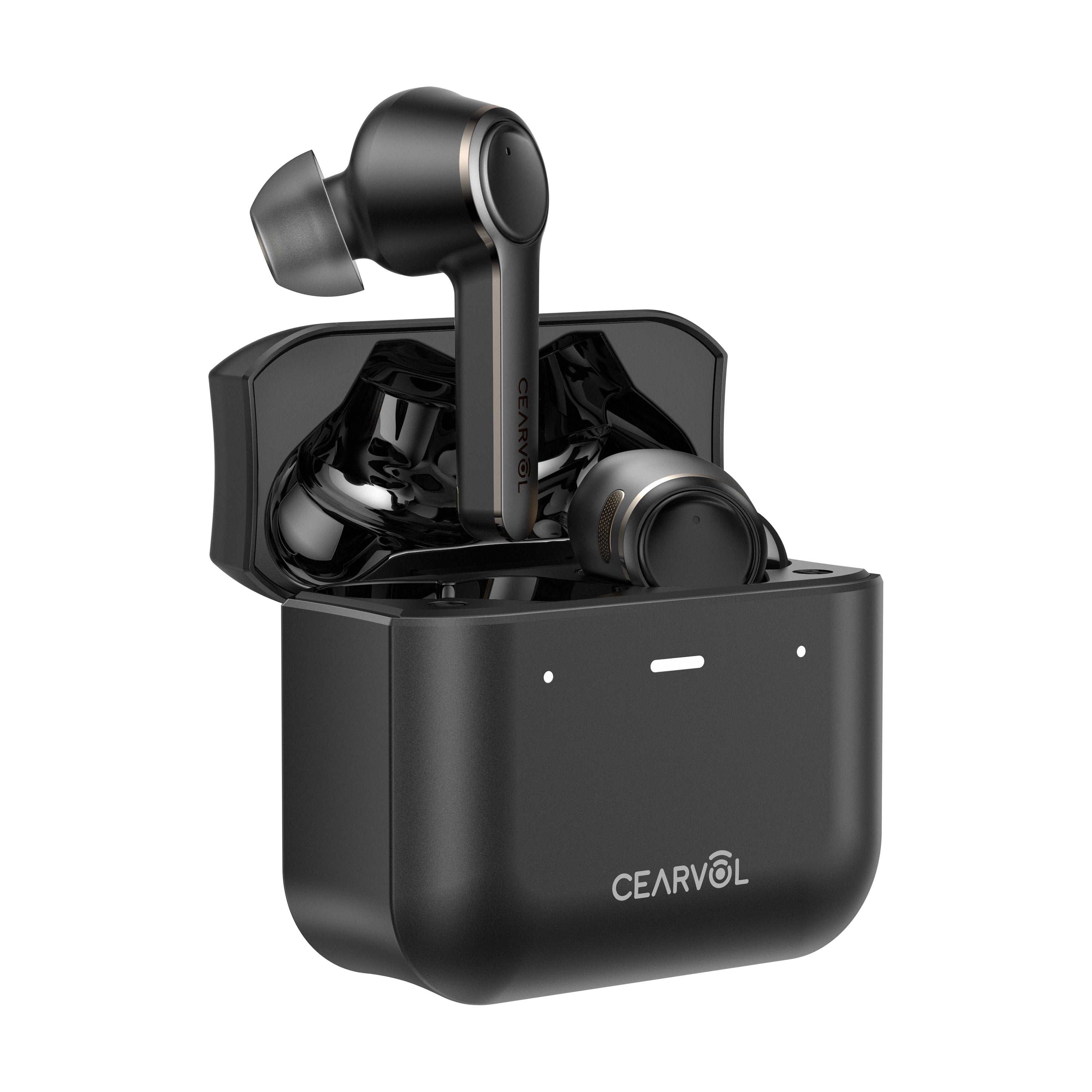 Cearvol Diamond X1: Rechargeable OTC Hearing Aids with Bluetooth - Black (2)