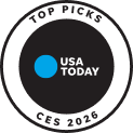 USA Today Top picks awards for Cearvol hearing aids in CES 2026