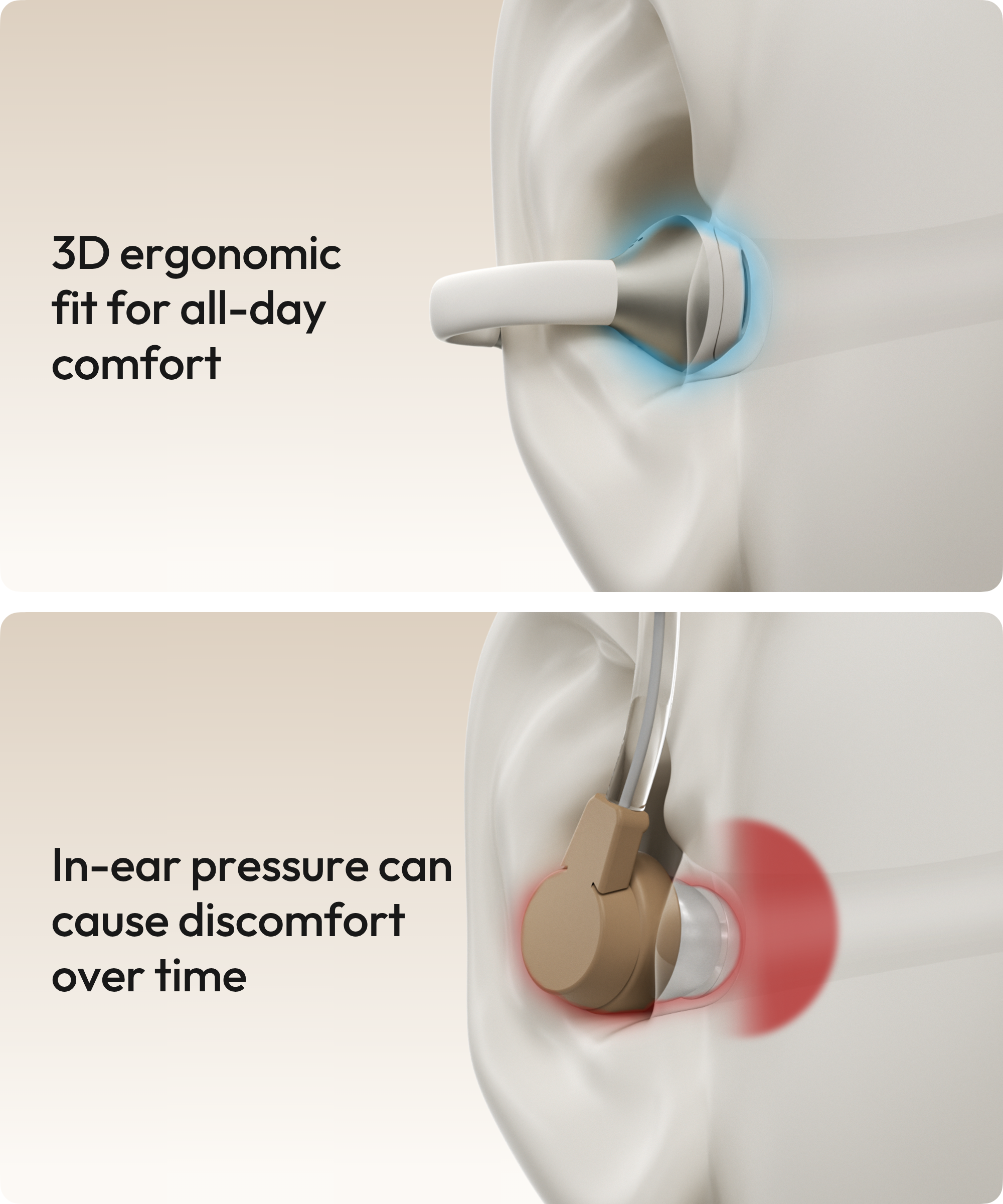 Pressure-free comfort