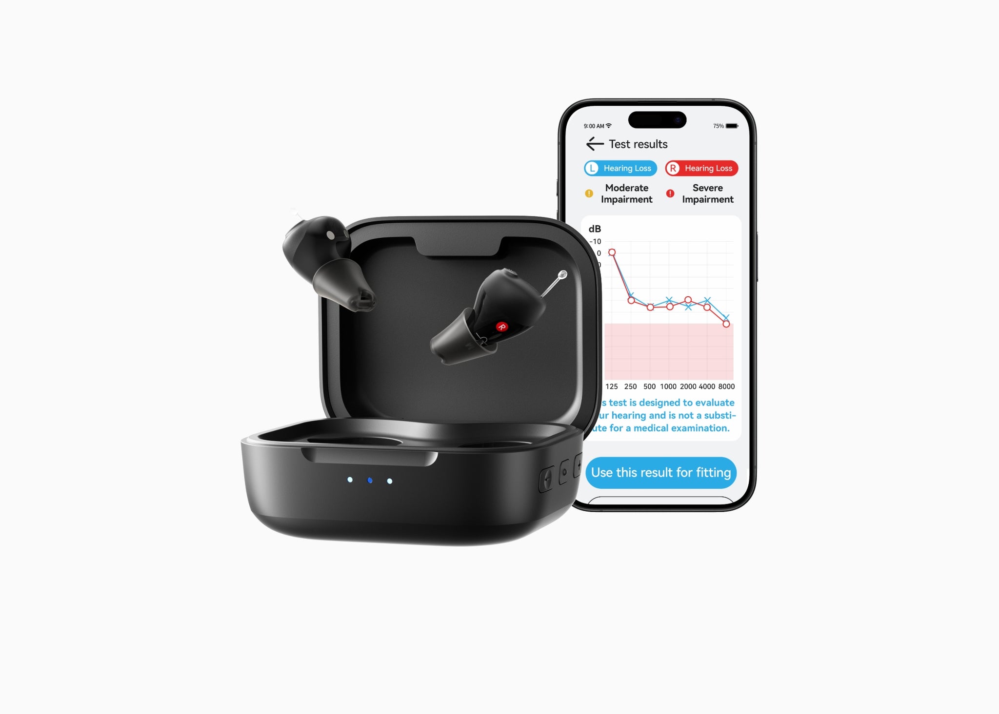 Cearvol Nano 2 (Midnight) OTC Hearing Aids