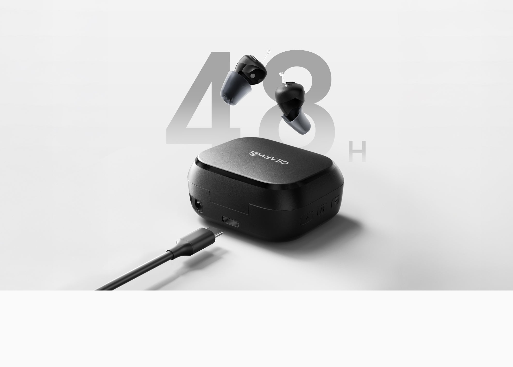 Cearvol Nano (Midnight) OTC Hearing Aids