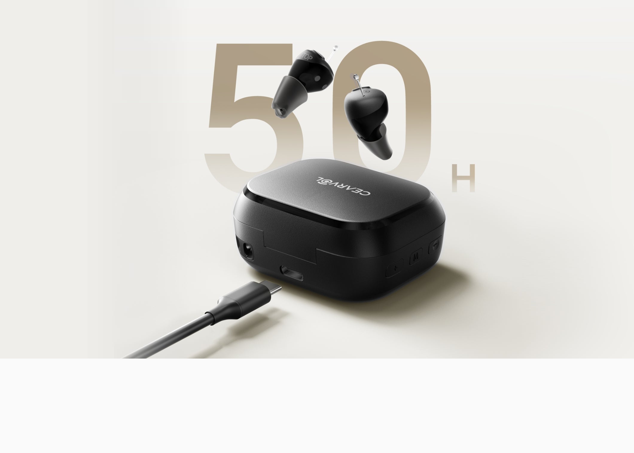 Cearvol Nano 2 (Midnight) OTC Hearing Aids
