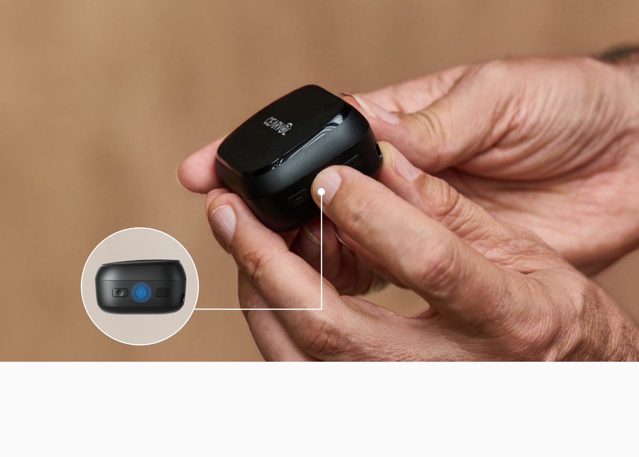 Cearvol Nano 2 (Midnight) OTC Hearing Aids