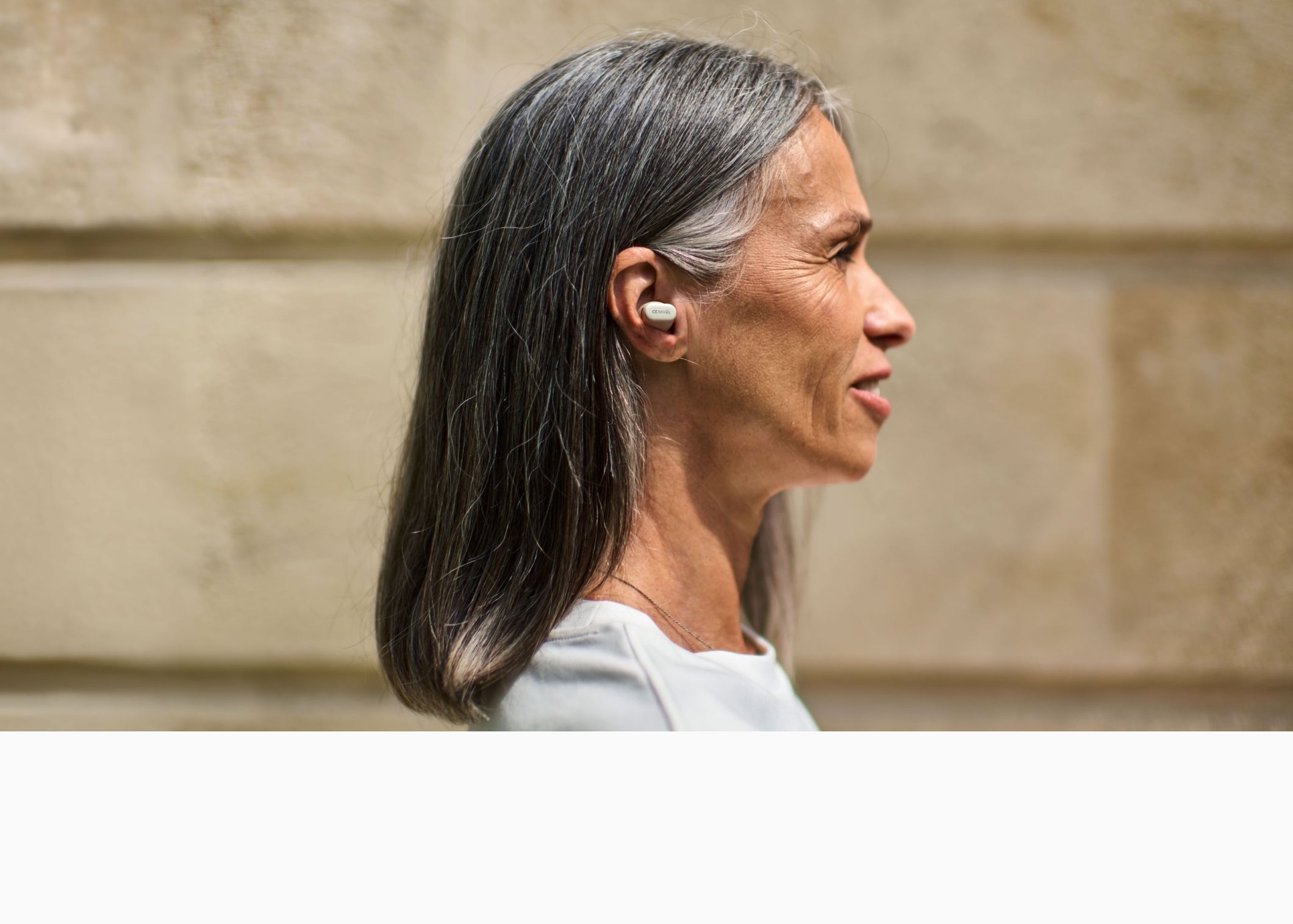 CEARVOL Wave Lite 聴覚増幅器 Cearvol Wave Lite AI Hearing Aids with Fabric Case - Starlight