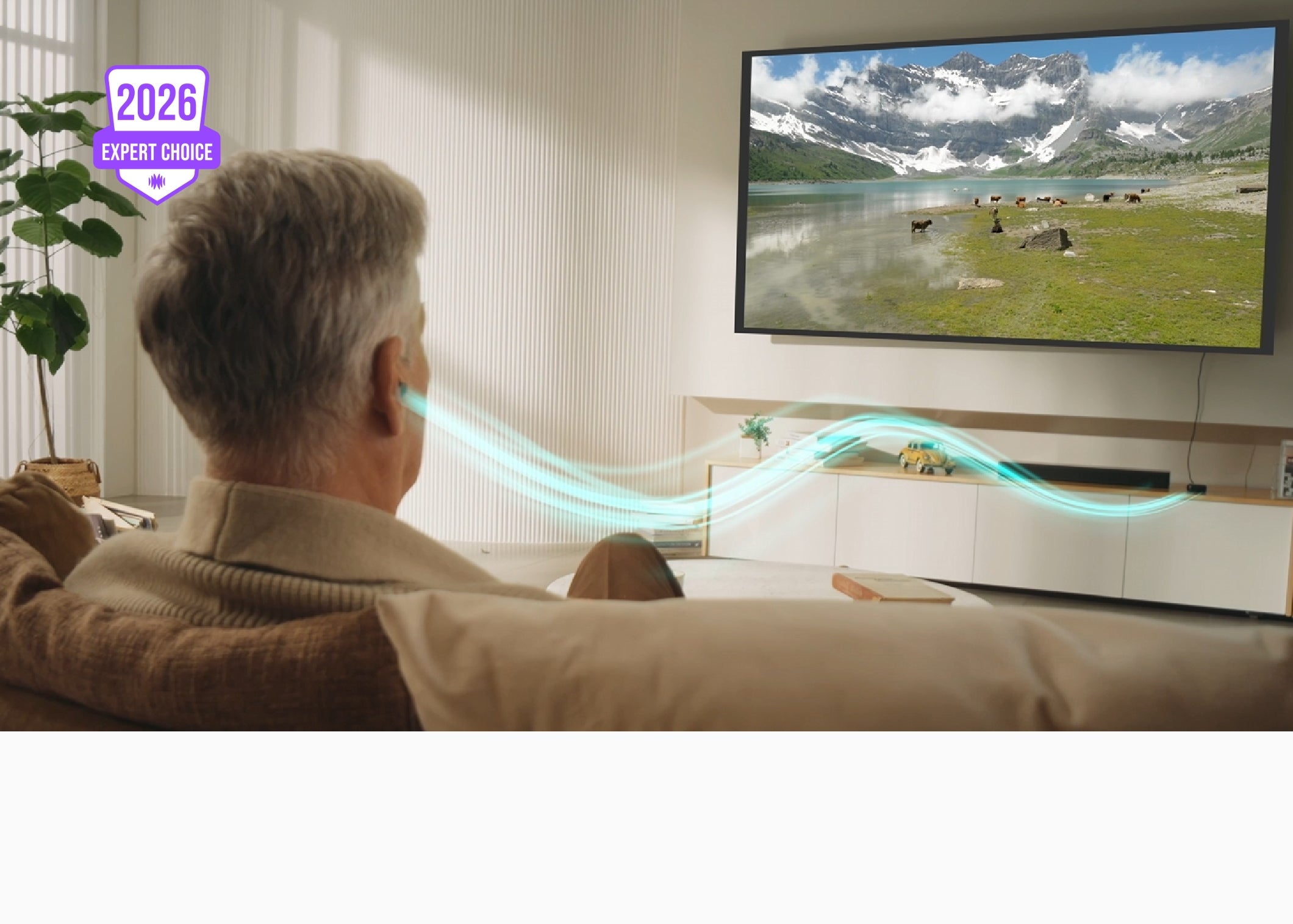 Cearvol Wave Midnight | Smart OTC Hearing Aid with Touchscreen