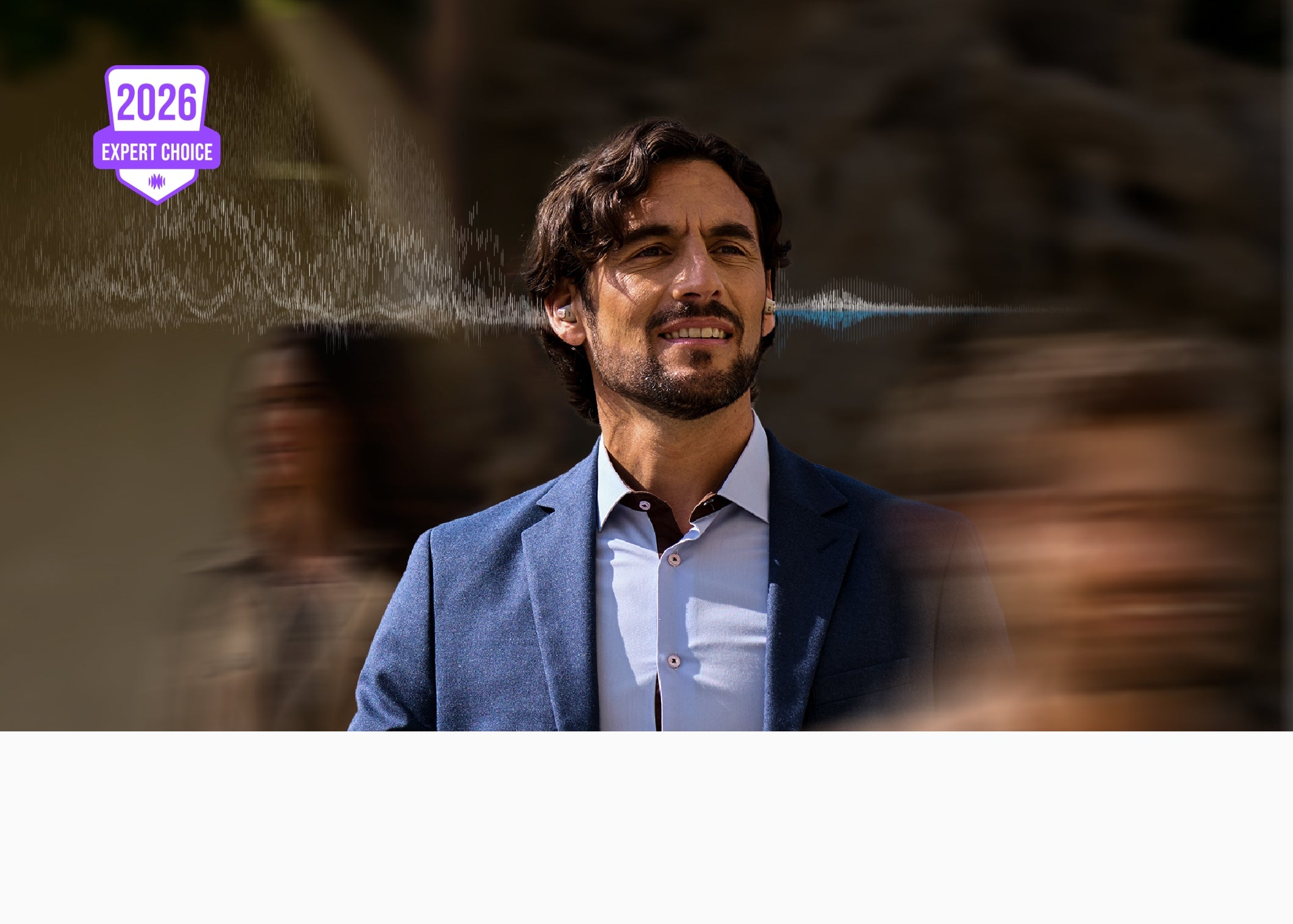 Cearvol Wave Midnight | Smart OTC Hearing Aid with Touchscreen