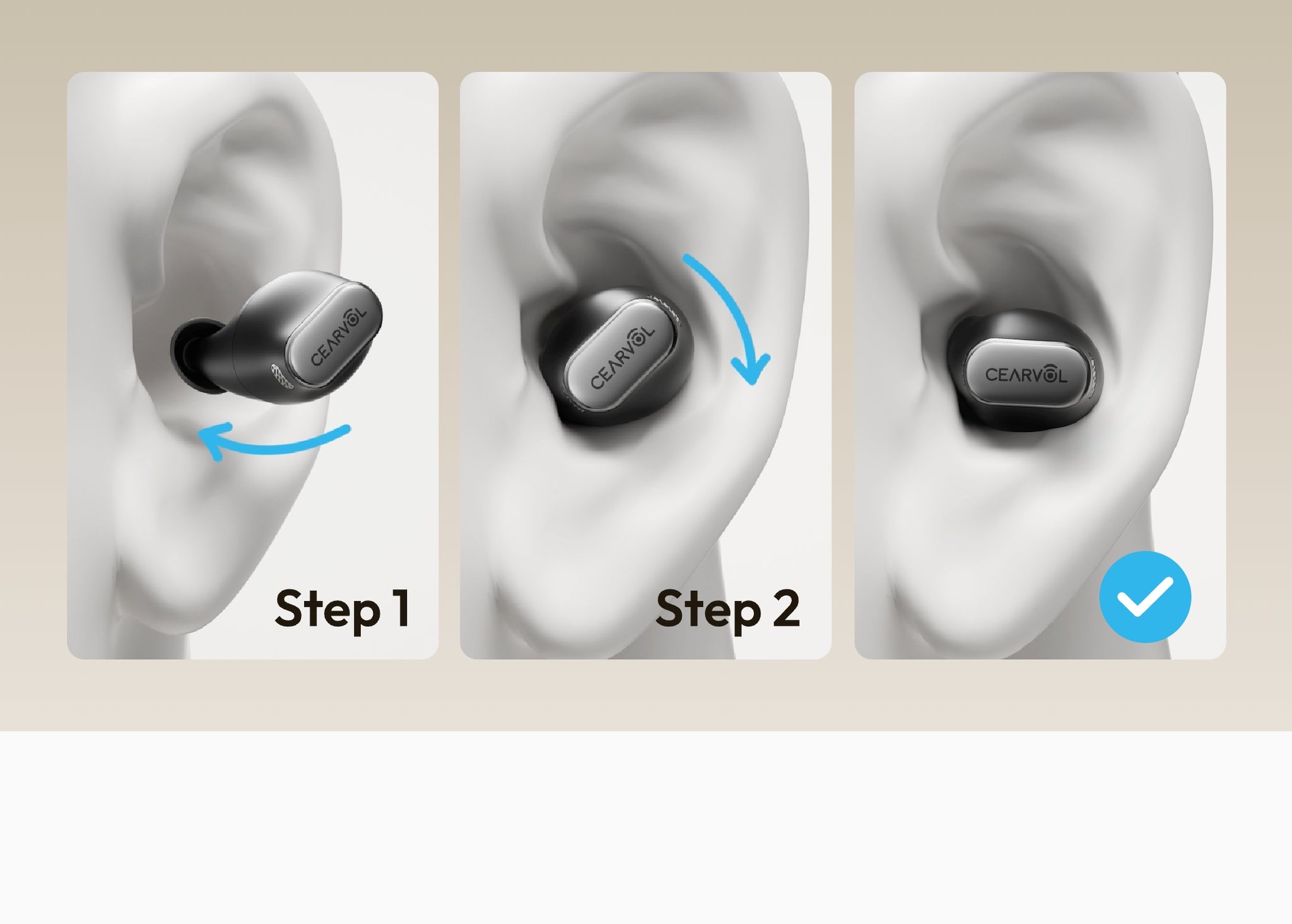 Cearvol Wave (Midnight) OTC Hearing Aids