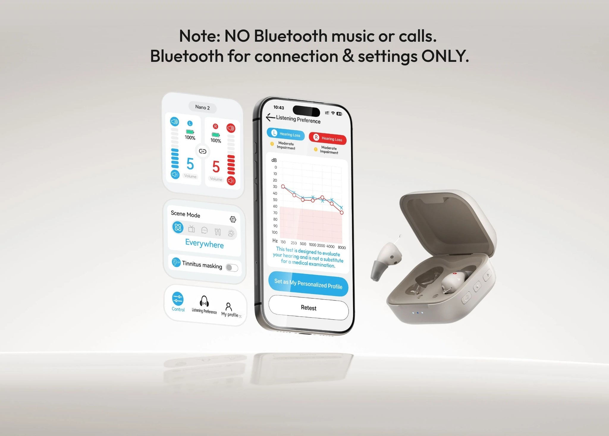 Cearvol Nano 2 (Starlight) OTC Hearing Aids